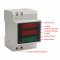 Din rail Power Monitor AC 80~300V/100A/3000W99999kwh Digital Voltage/Current/Power/Energy Meter 4in1 Digital Meter