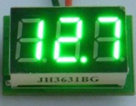 DC12V/24V Temperature Monitor -55-125°c Slim 0.36" Red/Blue/Yellow/Green LED Digital temperature detector Meter
