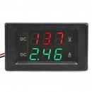 Digital Voltmeter Ammeter DC 0.0~300V/20A Led Dual Display Voltage/Current Meter DC 12V 24V Volt Ampere meter 2in1 Digital Tester