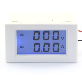 Digital Tester DC 0~600V/10A Voltmeter Ammeter LCD Dual display Digital Meter/Monitor 2in1 Voltage Ampere Meter