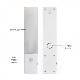 PIR Motion Sensor Led Light Warm White Led Light Portable Led Light USB Rechargeable for Wardrobe/Cupboard/Cabinet/shoe box etc