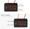 2in1 Digital Voltmeter Ammeter DC 100V/50A Digital Tester Red Led Display Volt Amp Meter DC 6V/12V/24V Voltage Monitor With Shunt Resistance