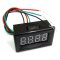 0.36\' DC Voltage Monitor 4 Digit Precision DC 0-30V Red/Blue/Yellow/Green LED Digital Voltmeter for Motorcycle Car and DIY ect