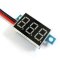 DC Tester/Digital Meter DC 3.3V~30V Voltmeter Red/Blue/Yellow/Green Led display Voltage Meter/Panel Meter DC 12V 24V Volt Meter/Monitor