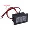 Waterproof Digital Volt Meter DC 2.5-30V Red LED 12V/24V Battery