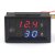 2in1 Volt Amp Panel Meter DC 0-300V/300A Red/Blue LED Dual Display Voltmeter Ammeter DC 4.5-30V Power Supply