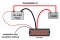 Digital Current Monitor 5 bit Digital DC Ammeter 0-3A AMP Meter Red/Blue/Yellow/Green LED Current Monitor Built-in Shunt