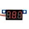 Digital Meter/Tester DC 3.3V~17V Digital Voltmeter Red/Blue/Yellow/Green Led display Voltage Meter/Panel Meter DC 6V 12V Volt Meter/Monitor