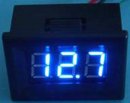 DC 12V/24V Digital Thermometer -55-125°c 0.36" Red/Blue/Yellow/Green LED Temperature Measure Meter DS18B20 Sensor