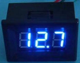 DC 12V/24V Digital Thermometer -55-125°c 0.36" Red/Blue/Yellow/Green LED Temperature Measure Meter DS18B20 Sensor