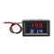 Digital Voltmeter/Thermometer DC 5V~80V Voltage meter -58 ~257 Fahrenheit Degrees Temperature Meter/Tester/Car Tester