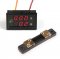 2in1 Digital Voltmeter Ammeter DC 100V/50A Digital Tester Red Led Display Volt Amp Meter DC 6V/12V/24V Voltage Monitor With Shunt Resistance