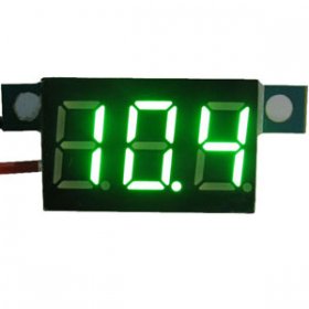 Digital Meter/Tester DC 3.3V~17V Digital Voltmeter Red/Blue/Yellow/Green Led display Voltage Meter/Panel Meter DC 6V 12V Volt Meter/Monitor