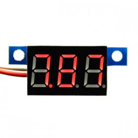 Digital Voltmeter DC 3.3V~30V Voltage Meter/Panel Meter Red/Blue/Yellow/Green Led display Digital Meter DC 12V 24V Volt Meter/Monitor/Tester