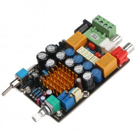 DROK: 12V Digital Amplifier 2ch Audio Stereo Power Amp Board DC 11-14.5V Amplified Board with On/Off Switch DIY Car Headphone Audio Amplifier