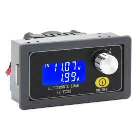 Electronic Load Tester DC5.0~30.0V to 1.5-25.0V 5A 35 W Adjustable Load Battery Discharge Capacity Tester with Cooling Fan