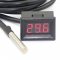 0.56\" Red LED Digital WaterThermometer 3m Cable -55-125°c Temperature Monitoring