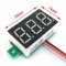 Ultra-small DC 3~30V Red/Blue/Yellow/Green/White LED Volt Tester DC 12/24V Digital Voltmeter for Car Motorcycle and DIY ect