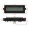 Blue Backlight Indicator DC 12V/24V/36V/48V Battery Capacity Monitor Meter Waterproof LCD Digital Tester for Car/Motorcycle/Golf Cart