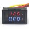 DC Voltage Current Measure Meter DC 300V/2A Red Blue Double Color Display Volt Amp Panel Meter 2in1 Voltmeter/Ammeter