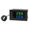 Tester AC130~500V/200A Led Display Voltmeter Ammeter AC 110V 220V Voltage/Current Meter 2in1 Digital Meter + Current Transformer