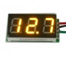 0.4" DC0-100V Digital Voltage Panel Meter Ultra-small Red/Blue/Yellow/Green LED Voltmeter