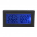 Digital Meter AC 60.00~500.00V/20A LCD Multifunction Panel Meter AC 110V 220V 380V Multimeter/Monitor/Tester 6 in 1