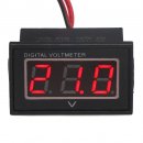 DC Voltmeter 15-120V for Electric Motor Car 24V 36V 48V 60V 72V 96V Waterproof Led Voltmeter Shockproof Panel Meter