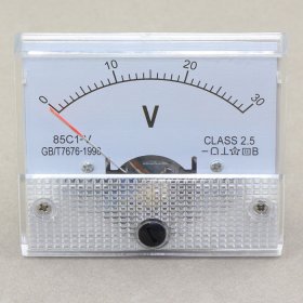 Class-2.5 85c1 DC 0-30V Analog Voltmeter Voltage Panel Meter DC Volt Meter