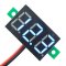 0.36\" DC 3~30V Red/Blue/Yellow/Green/White LED Voltage Panel Meter DC 12/24V Power Monitor for Car Motorcycle and DIY ect