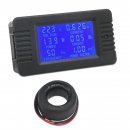 Tester 6in1 Voltage/Current/electric energy/Frequency/Power/power factor Monitor Meter/Multimeter/Digital Meter/Panel Meter