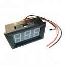 Mini Two Wire Digital Thermometer DC 12V 24V 0-167°F Red/Blue/Green LED Temperature Monitor Meter