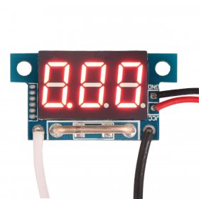 DC 0-10A Auto Car Current Monitor Gauges 4V-30V Powered Red LED Digital Display Ampere Ammeter