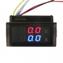 Mini Multimeter DC 0~600V/100A Digital Voltmeter Ammeter 2in1 Dual display Voltage Current Meter + Current Transformer