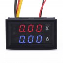 Digital Tester 2in1 Ampere meter/Voltage Meter DC 0~100V/2A Digital Voltmeter Ammeter DC 12V 24V Monitor Meter/Panel Meter