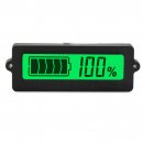 Digital Tester DC 12V/24V/36V/48V Battery Capacity Monitor Meter Waterproof LCD Green Backlight Indicator for Car/Motorcycle/Golf Cart