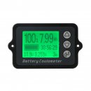 Digital Meter DC 100V 50A Battery Coulometer Universal Battery Capacity Tester for LiFePo Coulomb Counter