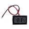 Waterproof Digital Volt Meter DC 2.5-30V Red LED 12V/24V Battery