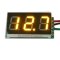 Small 0.40\" DC 0-100V Digital Voltmeter Battery Volt Panel Meter Red/Yellow/Green/Blue LED