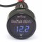 Digital Panel Meter Adapter DC 12V 24V Voltmeter Car Tester USB Adapter DC 5V/2A USB Car Charger for cell phones/IPhone/Ipad/Ipod etc