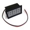 Two Wire 4.5-30V Red/Blue/Green LED Voltage Monitor Meter DC 6V/12V /24V Digital Voltmeter