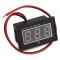 DC Voltmeter 15-120V for Electric Motor Car 24V 36V 48V 60V 72V 96V Waterproof Led Voltmeter Shockproof Panel Meter