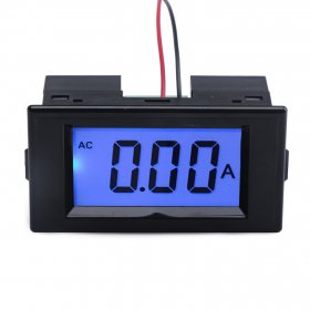 AC Digital Ammeter AC 0~19.99A LCD Display Ampere meter AC80~500V Current Tester AC 110V/220V Current Monitor + Current Transformer