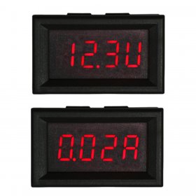 Digital Meter DC 4~30.0V/10A Voltmeter Ammeter 2in1 Digital Voltage Current Meter DC 12V 24V Panel Meter/Monitor/Tester