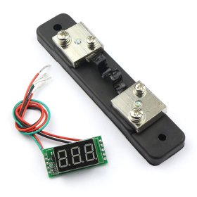 0.36" DC 0-20A Car Ammeter Red LED Digital Current Monitor Ampere Meter+20A/75mV Shunt Resistor