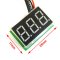 DC12V/24V Temperature Monitor -55-125°c Slim 0.36\" Red/Blue/Yellow/Green LED Digital temperature detector Meter