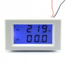 2in1 Volt Amp Panel Meter AC 200~500V/50A Voltmeter Ammeter AC 110V 220V 380V Digital Meter/Tester + Current transformer