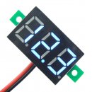 Ultra-small DC 3~30V Red/Blue/Yellow/Green/White LED Volt Tester DC 12/24V Digital Voltmeter for Car Motorcycle and DIY ect
