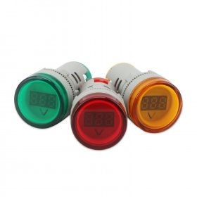 3 PCS/LOT Digital Meter /Volt Monitor Panel Meter AC 60~600V Voltmeter AC 110V 220V Volt Meter Led Display Voltage Meter/Tester