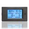 4in1 Voltmeter/Ammeter/Power Meter/Energy Meter DC 6.5~100V/20A/2000W/0~9999kWh LCD Display Blue backlight Digital Meter